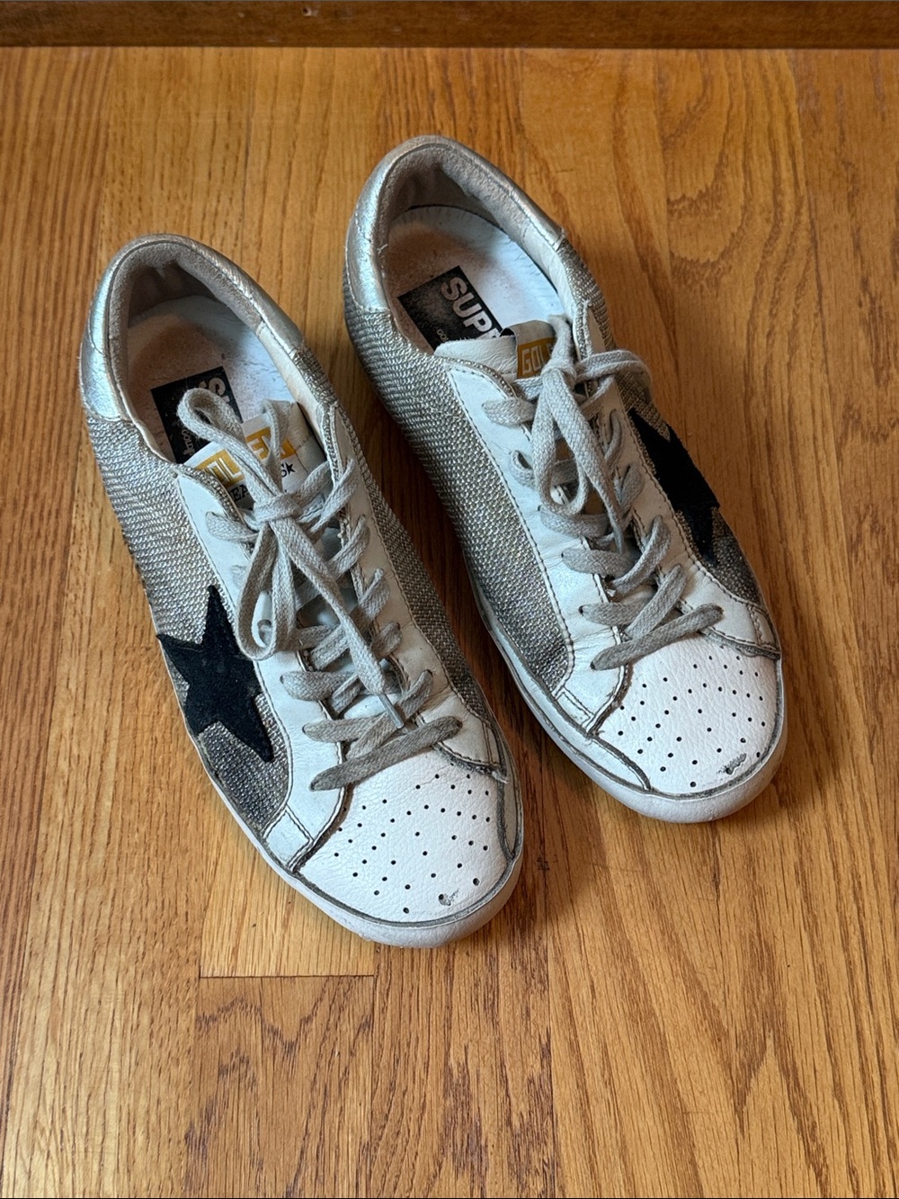 Golden Goose Deluxe Brand Venezia Superstar Sneakers White Leather 37